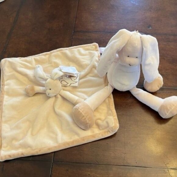 NWT Swedish Plush Bunny and Lovey set - Picture 1 of 3